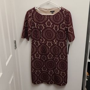R&K Burgundy Lace Dress